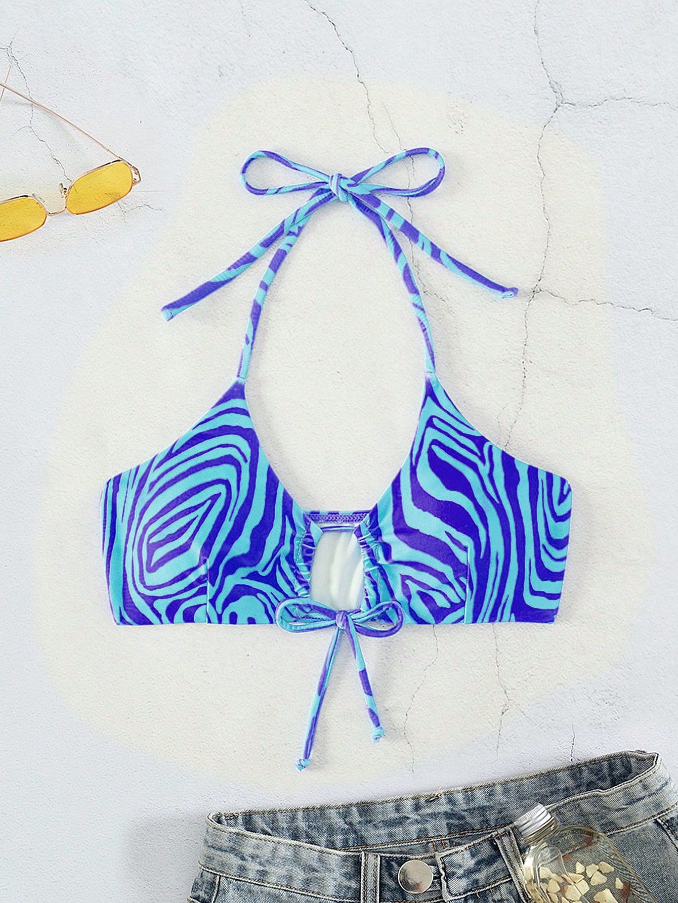 Women Swimsuit Exercise Bikini Swimsuit Bikini Unlined Top Bella Mia